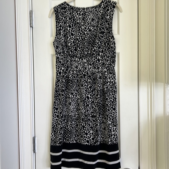 Cynthia Rowley 100% Silk Black and White Spotted Work All Occasion Dress sz.8 - Picture 8 of 8